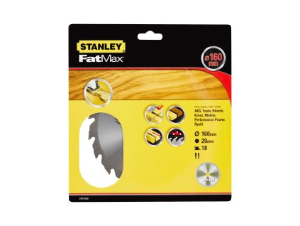 Kotúč pílový, pozdĺžne rezanie, TCT/HM, pr.160x20mm 18 zubov FATMAX STA15320