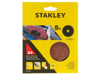 Kotúč fíbrový na uhlovú brúsku pr.115x22mm P24, 5ks FATMAX STA32150