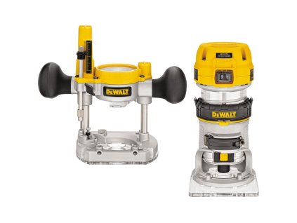 Frézka vrchná kombinovaná 2v1 900W 6-8mm kufrík DEWALT D26204K
