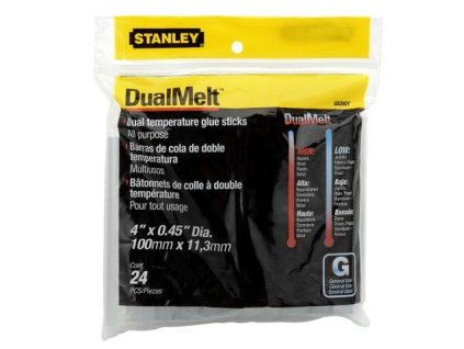 Lepidlo tavné v tyčinkách dvojteplotné 4"/2 11,3x100mm 24ks STANLEY 1-GS20DT