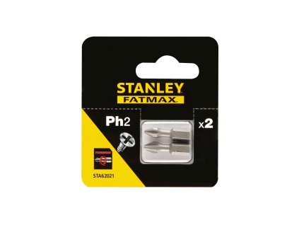 Bit skrutkovací torzný PH2 x 25mm, 2ks FATMAX