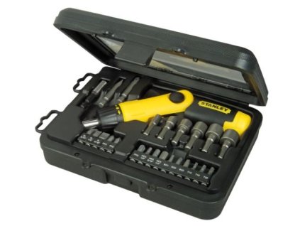 Sada račňového skrutkovača s pištolovou rukoväťou 25 dielna STANLEY 0-63-022