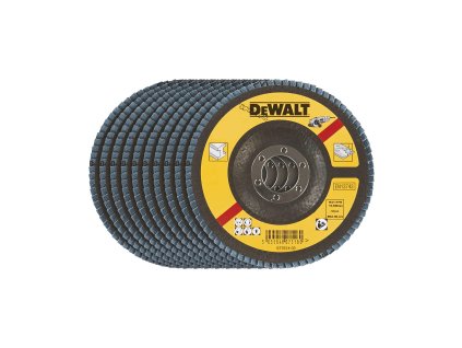 Kotúč brúsny lamelovací na kov 115x22,2mm 60G Typ29 vypuklý DEWALT DT3256
