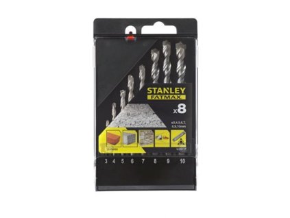 Vrták do betónu, kameňa, muriva, pr.3-4-5-6-7-8-9-10mm, 8-diel. sada FATMAX STA56068