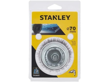 Kefa do vŕtačky, oceľová vlnitá hrnčeková, stopka pr.8mm, jemný, pr.75mm FATMAX