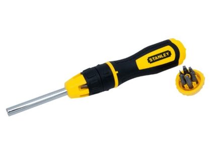 Skrutkovač viacbitový račňový + 10bitov STANLEY