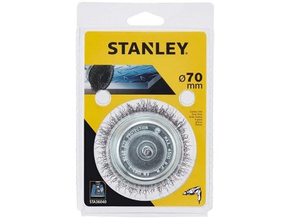 Kefa do vŕtačky, oceľová vlnitá hrnčeková, stopka pr.8mm, hrubý, pr.75mm FATMAX STA36040