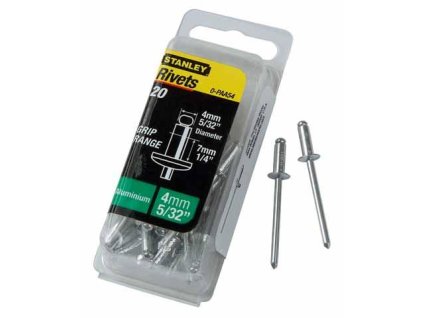 Nity hliníkové trhacie 5/32 x 1/4, 20ks STANLEY 1-PAA54T
