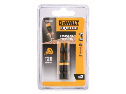 Nástavec pre rázové uťahovače 57mm T20 (2ks) DEWALT DT70533T