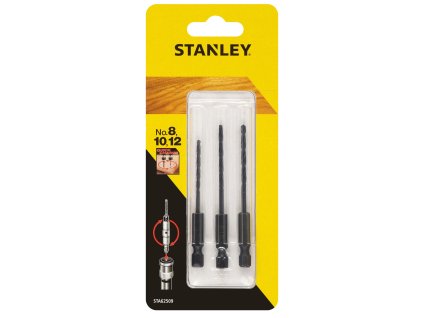 Vrtáky s 6-hr. stopkou a výhlbníky, vrtáky pr.4-5-6mm, výhlbníky 8-10-12 FATMAX STA62509