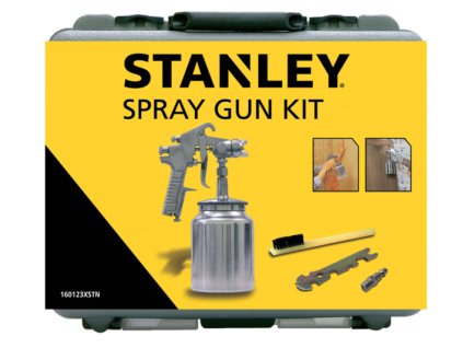 Sada striekacia pištoľ + príslušenstvo STANLEY - Kompresory 160123XSTN
