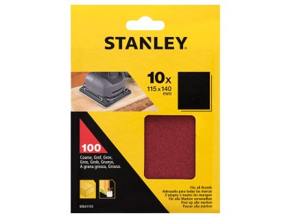 Papier brúsny nedierovaný 115x140mm P100, 10ks FATMAX STA31155