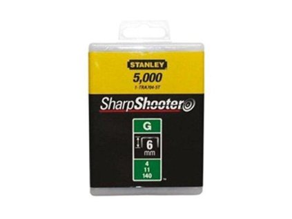 Spony pre vysoké zaťaženie 6mm (1/4") typ G 4/11/140 5000ks STANLEY 1-TRA704-5T