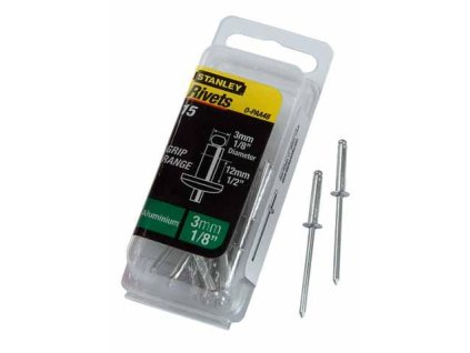 Nity hliníkové trhacie 1/8 x 1/2, 15ks STANLEY 1-PAA48T