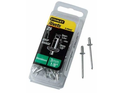 Nity hliníkové trhacie 1/8 x 1/8, 25ks STANLEY 1-PAA42T