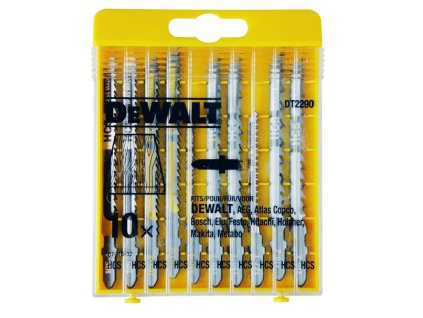 Sada pilových listov na drevo 10ks DEWALT DT2290