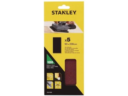 Papier brúsny nedierovaný 93x230mm P120 5ks FATMAX STA31098