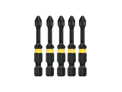 Nástavce pre rázové uťahovače 57mm PH2 (5ks) DEWALT DT7998T