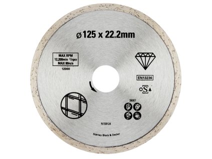 Kotúč diamant. segmentový na kameň/tehly pr. 125x22,2mm FATMAX