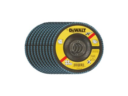 Kotúč brúsny lamelovací na kov 115x22,4mm 120G Typ27 plochý DEWALT DT3295