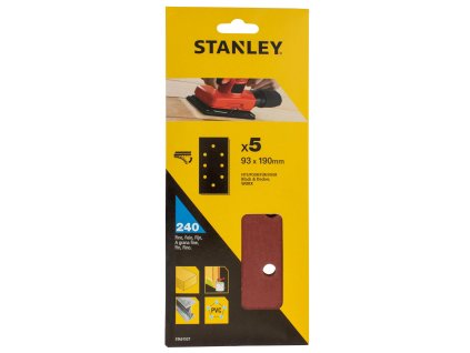 Papier brúsny dierovaný 93x190mm P240, 5ks, suchý zips, pre B+D FATMAX STA31527