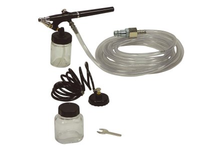 Sada aerografická - pistoľ jednopolohová, priemer trysky 0,4 mm STANLEY - Kompresory 150119XSTN