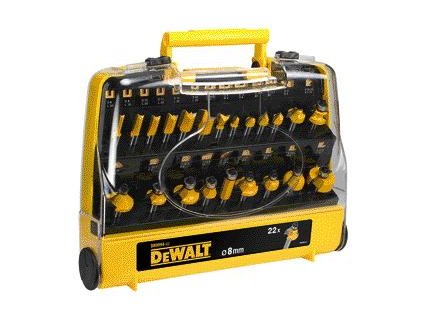 Sada fréz 12 dielna DEWALT DT90016
