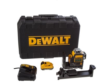 Laser samonivelačný 3x360 krížový zelený 12/18V 1x10,8V DEWALT DCE089D1G