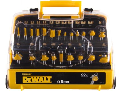 Sada fréz 22 dielna DEWALT DT90017