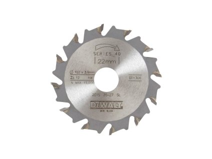 Kotúč drážkovací frézovací 102x3,9mm 12 zubov pre DW682K DEWALT DT1306