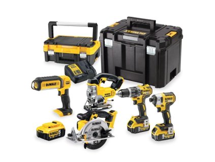 KOMBO SADA 18V 3x5,0Ah (DCD796+DCF887+DCS391+DCS331+DCL050) DEWALT DCK551P3T
