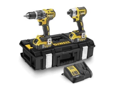 KOMBO SADA 18V 2x5,0Ah (DCD796+DCF887) Tough DS150 DEWALT DCK266P2