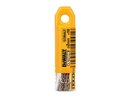 Sada vrtákov do kovu Extreme® HSS-E Cobalt 2,0x49mm 10ks DEWALT DT4918