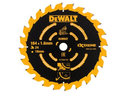 Kotúč pílový 184x16mm 24Z Extreme® DEWALT DT1669