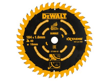 Kotúč pílový 184x16mm 40Z Extreme® DEWALT DT1668