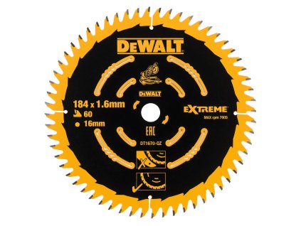 Kotúč pílový 184x16mm 60Z Elite® DEWALT DT1670
