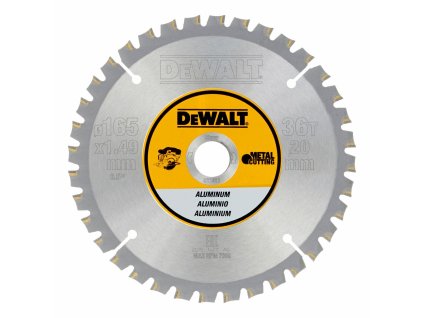 Kotúč pílový na kov 165x20mm 36Z pre AKU píly DEWALT DT1911