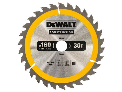 KOTUC PRE AKU PILY 160x20mm 30Z DEWALT DT1932