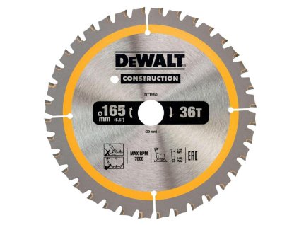 KOTUC PILOVY 165x20mm 40Z DEWALT DT1950