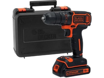 VRTACKA 18V 1,5Ah 1x AKU +KUFRÍK Black and Decker BDCDC18K