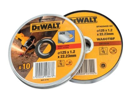 SET KOTUCOV 125mm DO UHLOVEJ BRUSKY DEWALT DT42340TZ