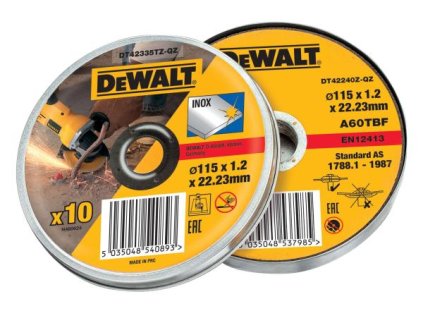 SET KOTUCOV 115mm DO UHLOVEJ BRUSKY DEWALT DT42335TZ
