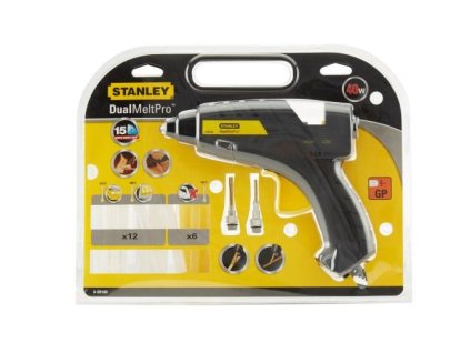 Pištoľ profesionálna dvojteplotná na tavné lepidlo 80W STANLEY 6-GR100