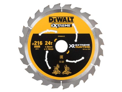 Kotúč pílový 216x30mm 24Z XR EXTREME® RUNTIME DEWALT DT99568