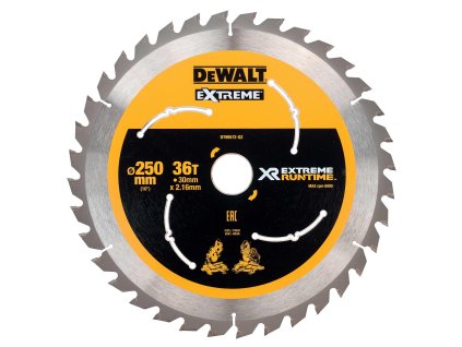 Kotúč pílový 250x30mm 36Z XR EXTREME® RUNTIME DEWALT DT99572