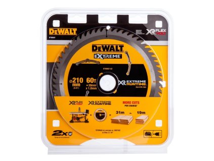 Kotúč pílový 210x30mm 60Z XR EXTREME® RUNTIME DEWALT DT99567