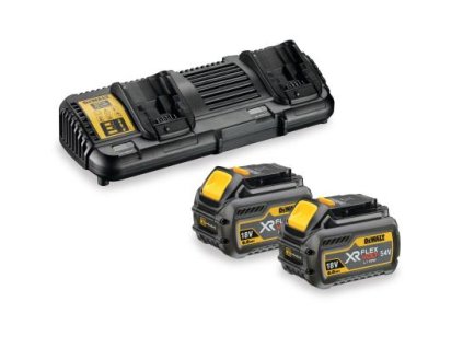 Nabíjačka XR FLEXVOLT dual 2x18V/6,0Ah (54V/2,0Ah) DEWALT DCB132T2