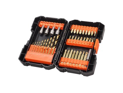 SADA 41 dielna - vrtáky, bity a nástrč. kľúče Black and Decker A7227