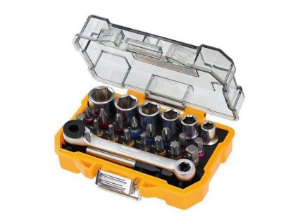 Sada 24 dielna skrutkovacích nástavcov 25mm DEWALT DT71516