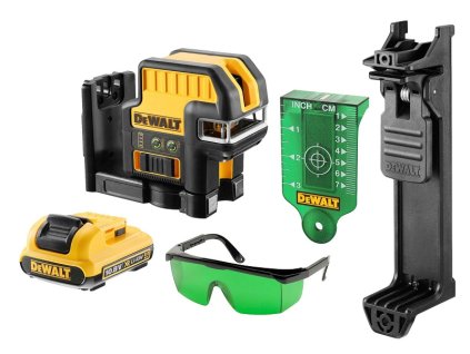 Laser krížový päťbodový zelený 10,8V 1x2,0Ah DEWALT DCE0825D1G